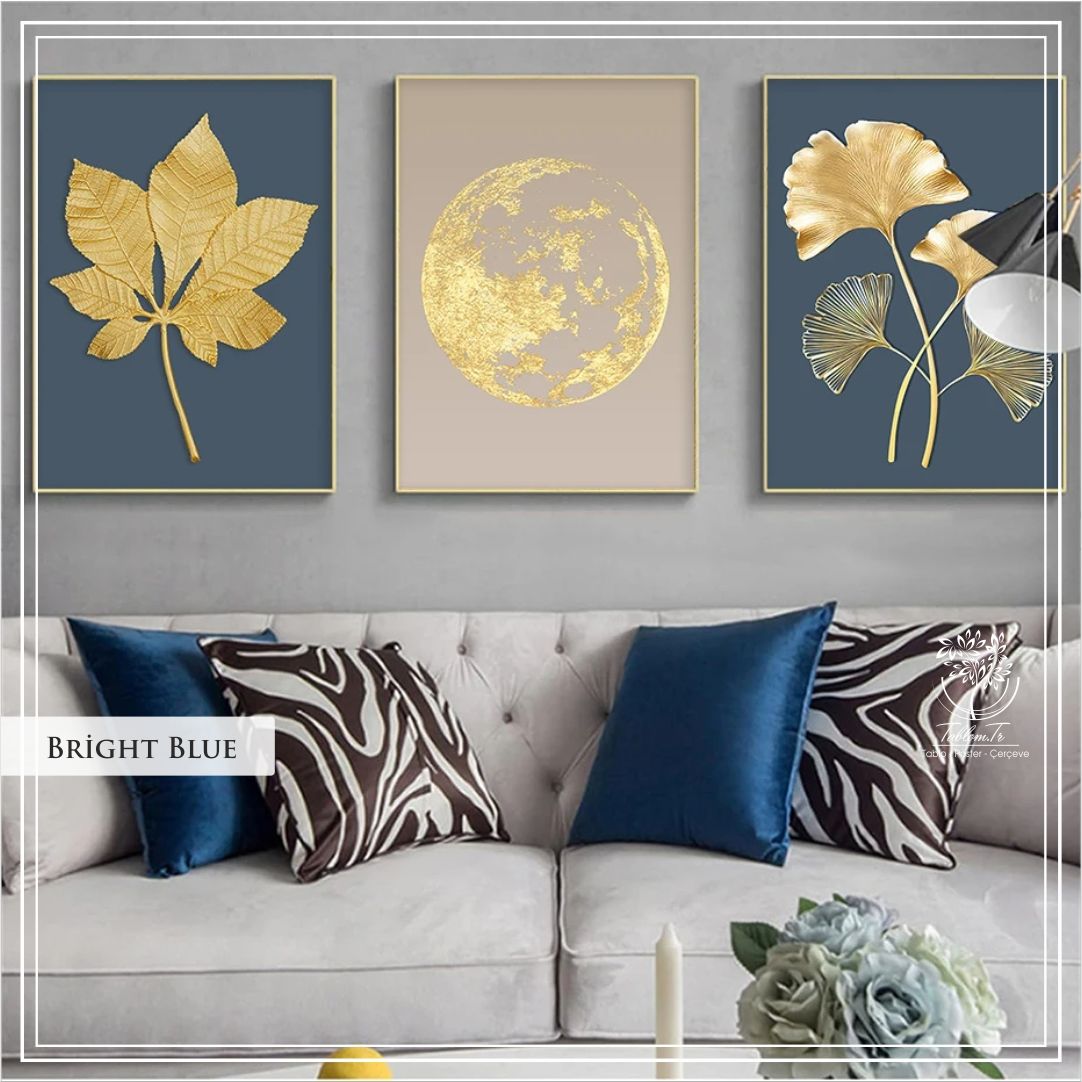 BrightBlueC Üçlü Set Tablo