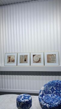 Metal Çerçeveli Camlı 4'lü Dekoratif Tablo Seti - Arkaik