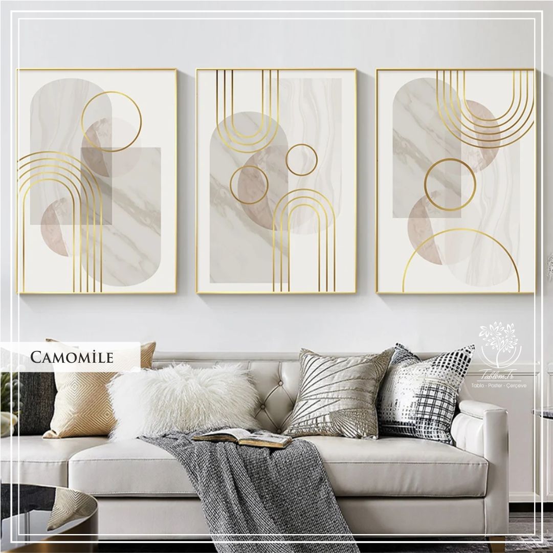 Camomile Üçlü Set Tablo