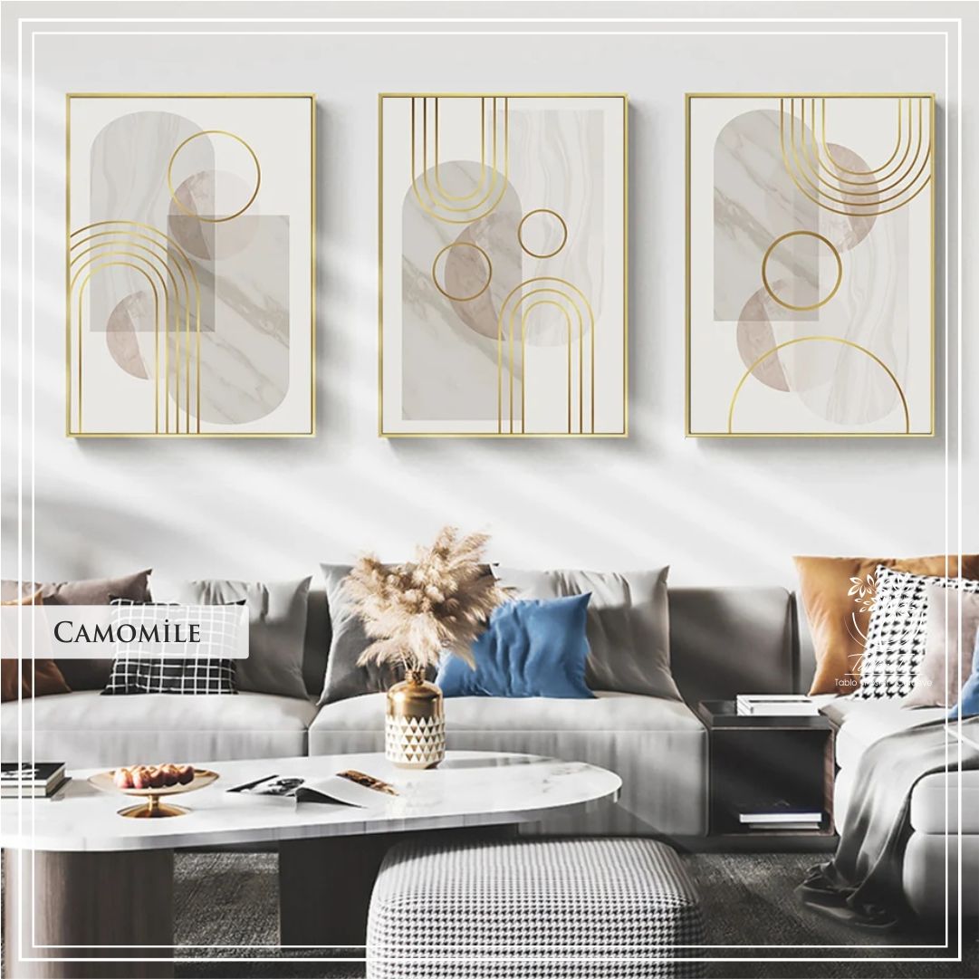 Camomile Üçlü Set Tablo