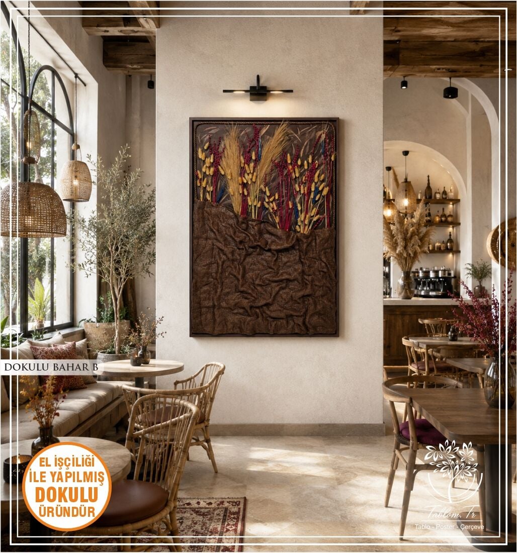 Dokulu Bahar B | El İşçiliği Dokulu Tablo 70x100