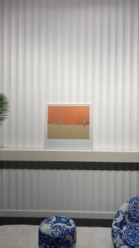 Metal Çerçeveli Gercek Camlı tekli Tablo - Sinoreta