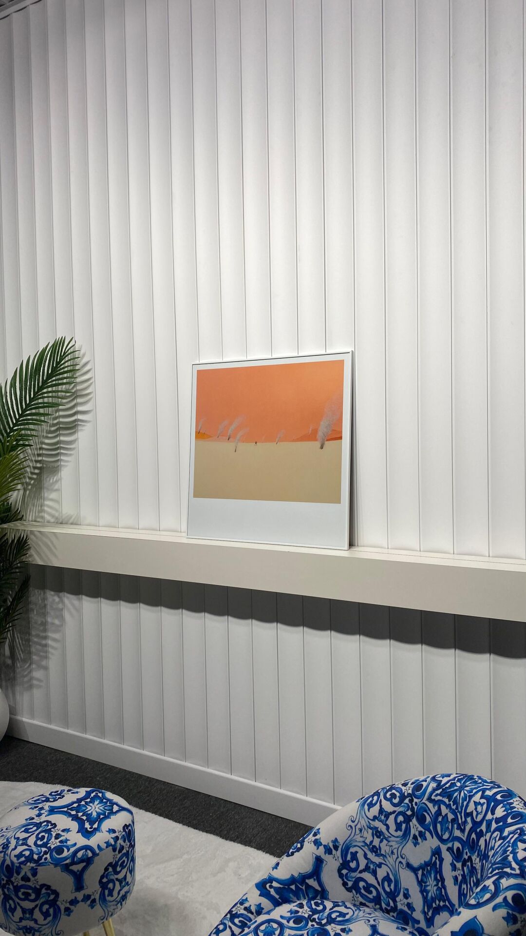 Metal Çerçeveli Gercek Camlı tekli Tablo - Sinoreta