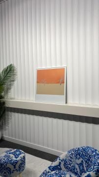 Metal Çerçeveli Gercek Camlı tekli Tablo - Sinoreta