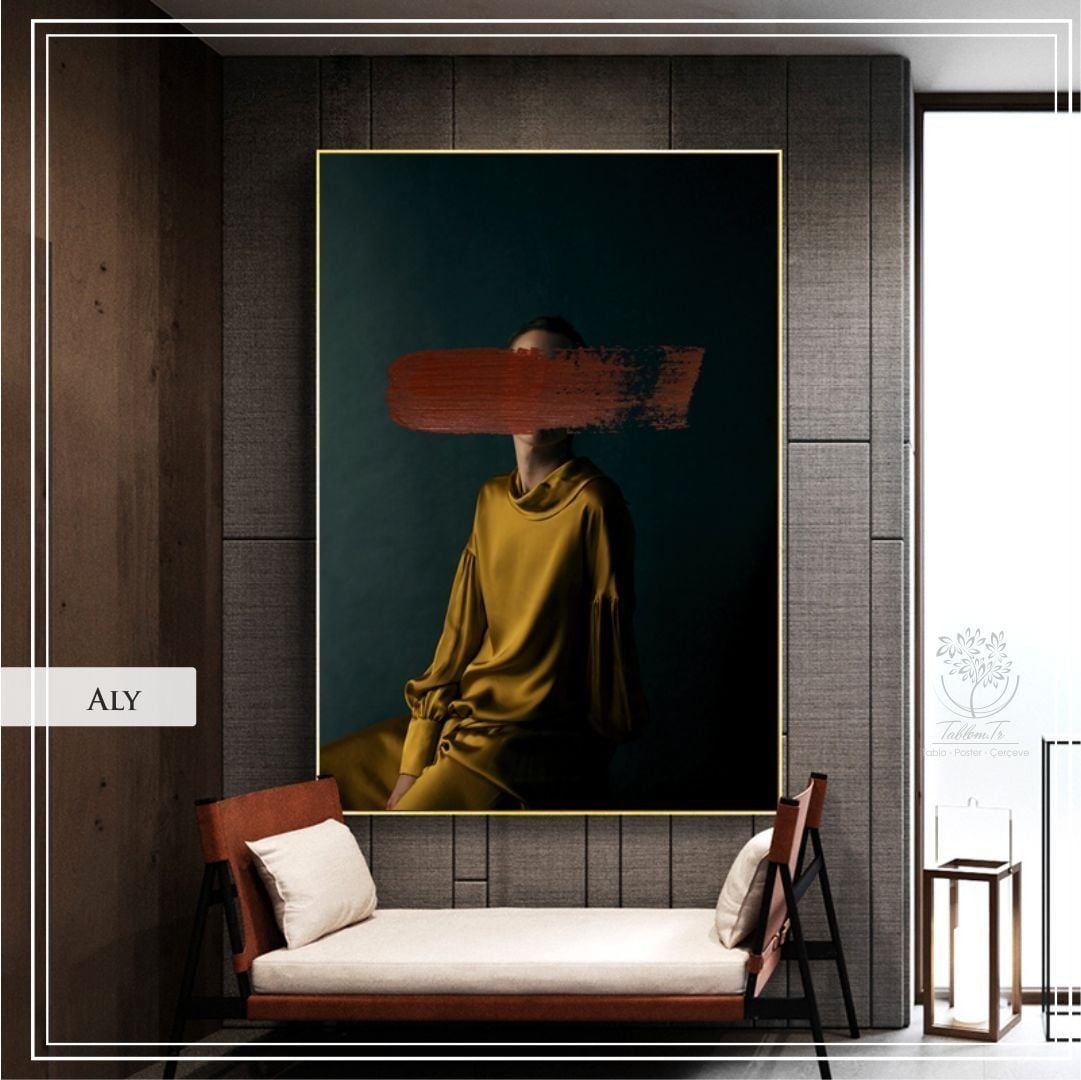 Aly1 Tekli Tablo Beyaz - 30x40 CM