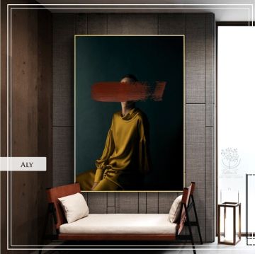Aly1 Tekli Tablo Siyah - 70x100 CM